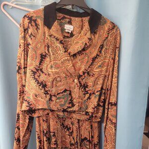 Vintage Paisley Two-Piece Set – Doncaster & Patty O’Neil – Size